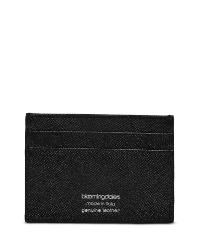 The Men's Store At Bloomingdale's Saffiano Leather Card Case - Exclusive In Black