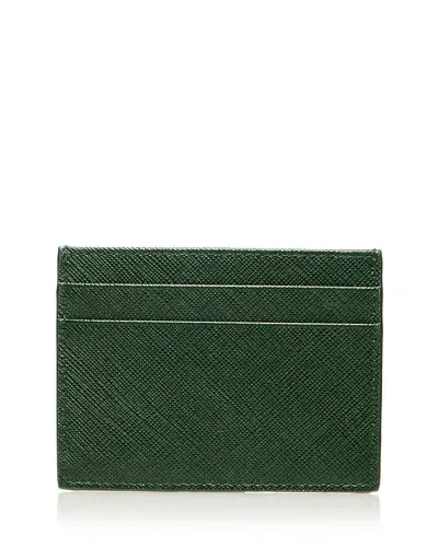 The Men's Store At Bloomingdale's Saffiano Leather Card Case - Exclusive In Green