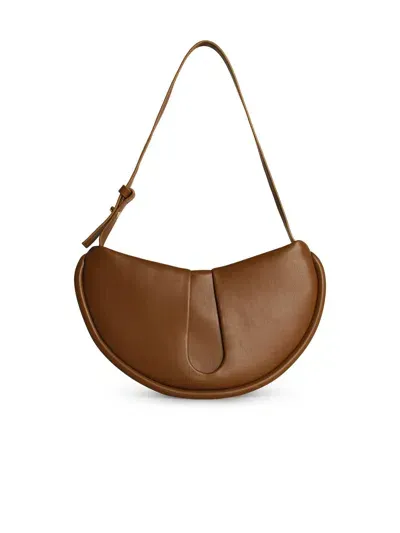 Themoirè Ebe Brown Vegan Leather Bag