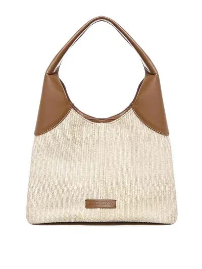 Themoirè Ninfa Shoulder Bag In Brown