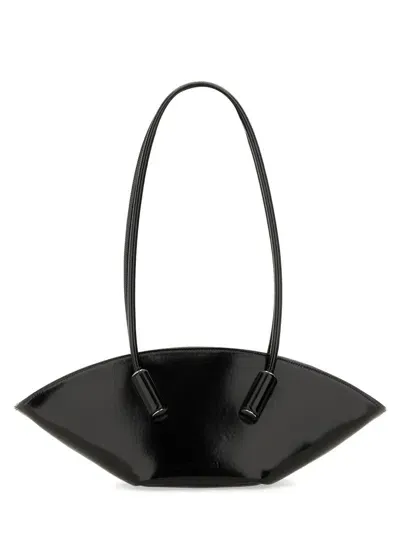 Themoirè Olympia Bag. In Black