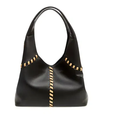 Themoirè Ninfa Shoulder Bag In Black