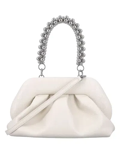 Themoirè Tia Handbag In White