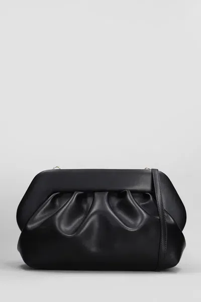 Themoirè Bios Vegan Fabric Clutch In Black