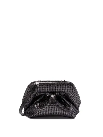 Themoire' `gea Strass` Clutch Bag In Black  