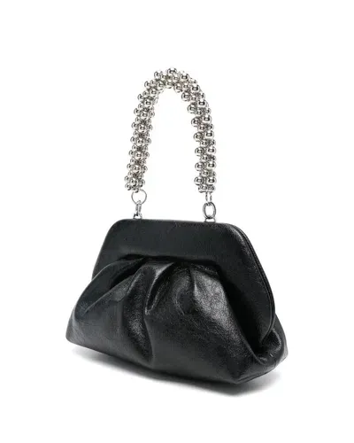 Themoirè Handbag In Black