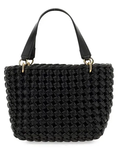 Themoirè Knots "kobo" Bag In Black