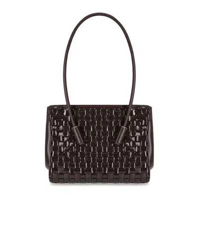 Themoirè Leila Naplak Fondant Shopping Bag In Brown