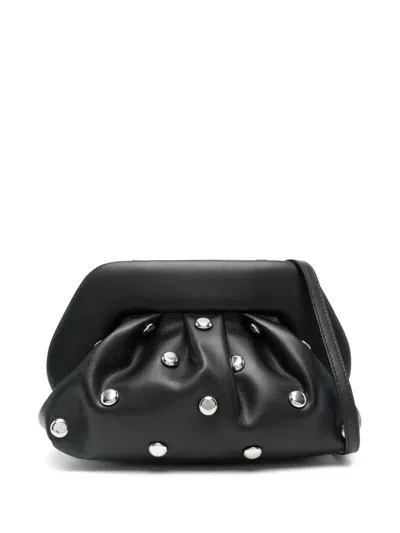 Themoire' Tia Clutch In Black