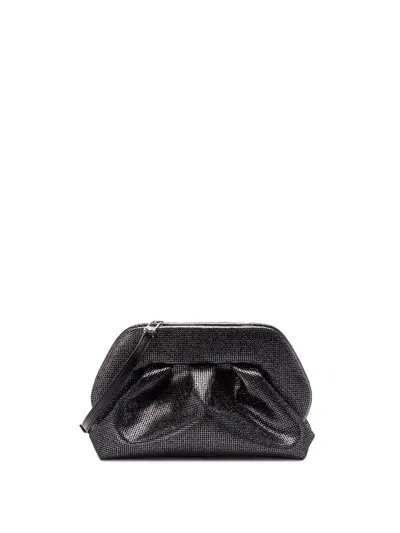 Themoire' `tia Strass` Clutch Bag In Black  