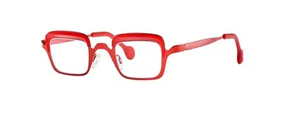 Theo Eyewear Eyeglasses In Red