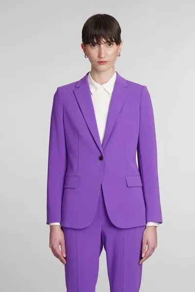 Theory Blazer In Purple