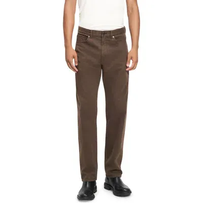 Theory Viggo Straight Leg Jeans In Brown