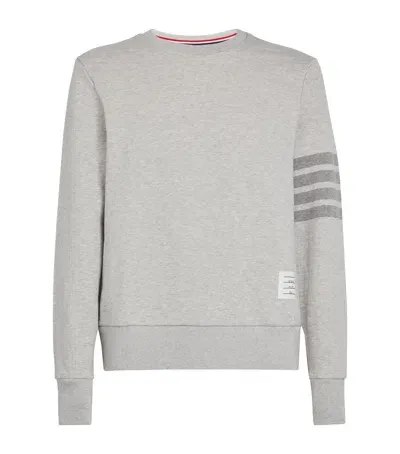 Thom Browne 4-bar Sweatshirt In Grey