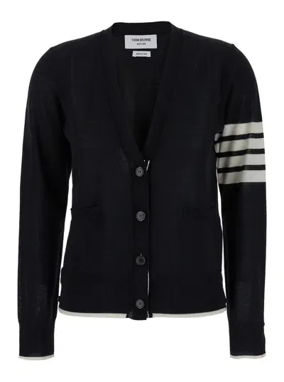 Thom Browne Black Wool Knitwear