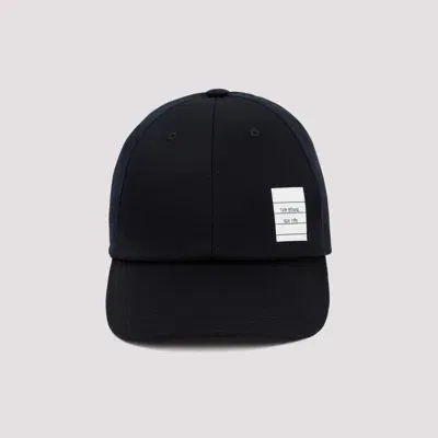 Thom Browne Classic Baseball Cap In Navy