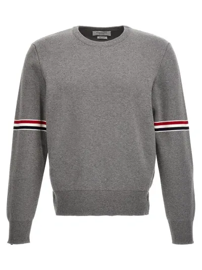 Thom Browne Classic Sweater Sweater, Cardigans In Gray