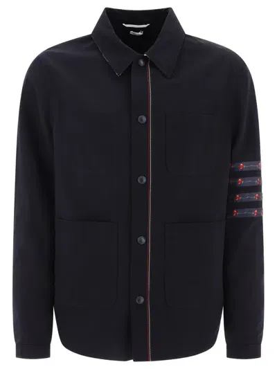 Thom Browne Blazer  Men Color Blue In Blau