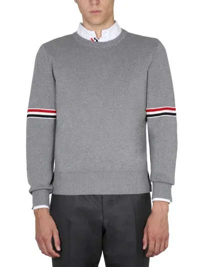 Thom Browne Cotton Jersey In Gray