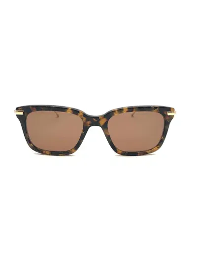 Thom Browne Eyewear Square Frame Glasses In Multi