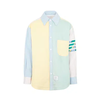 Thom Browne Funmix Shirt Jacket In Multicolor