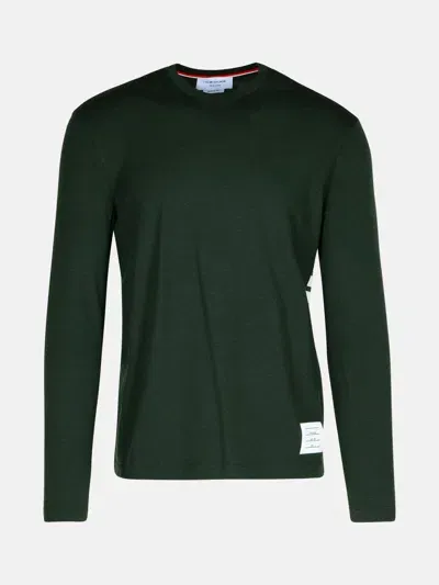 Thom Browne Green Wool T-shirt