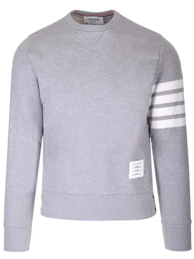 Thom Browne Grey 4-bar Sweatshirt