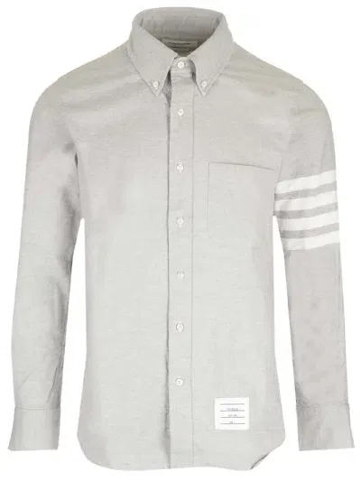 Thom Browne Grey Shirt With Plate