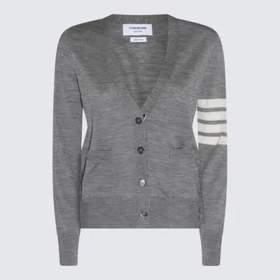 Thom Browne Grey Wool Knitwear