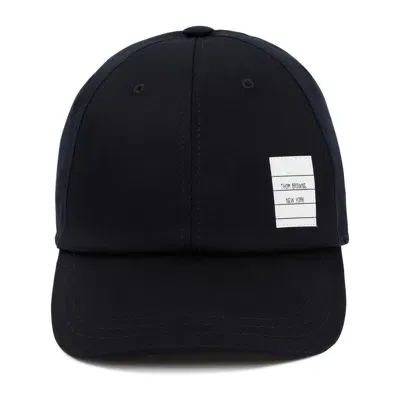 Thom Browne Classic Baseball Cap Hat In Blue