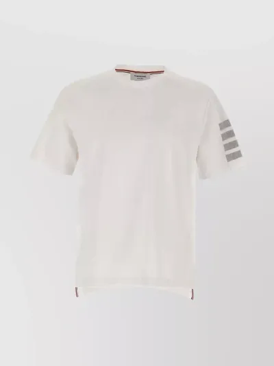 Thom Browne White Engineered 4-bar T-shirt