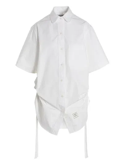 Thom Browne Shirt Dress In White