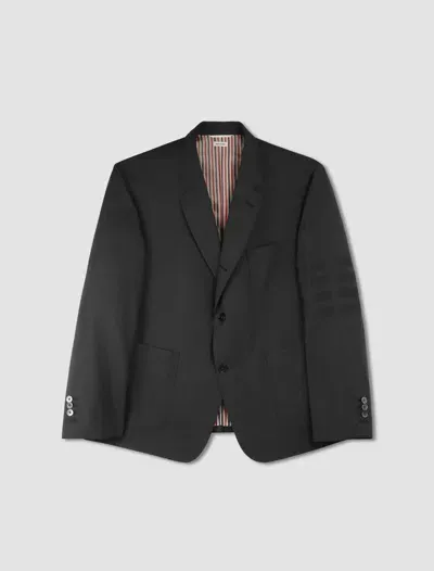 Thom Browne Shrunken Sac Sports Coat In Grey