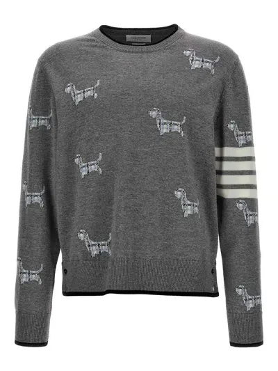 Thom Browne Hector Sweater In Gray