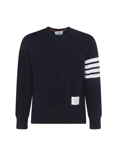 Thom Browne Sweatshirt In Navy