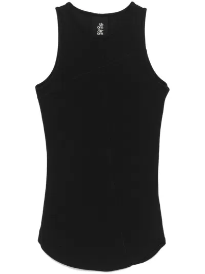 Thom Krom Jersey Tank Top In Black