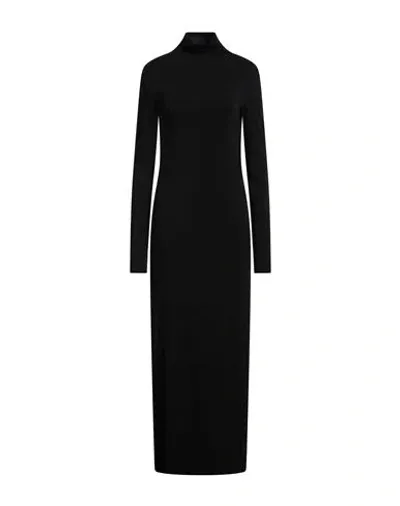 Thom Krom Roll-neck Midi Dress In Black