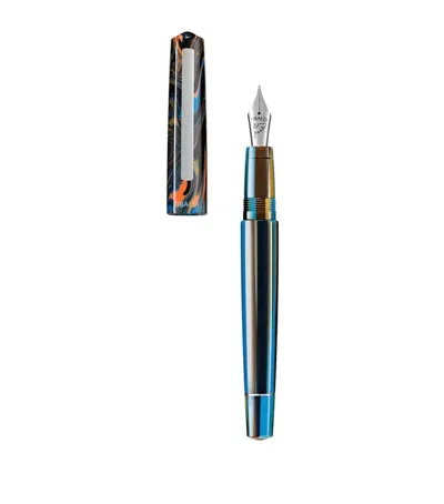 Tibaldi Peacock Blue Infrangible Fountain Pen