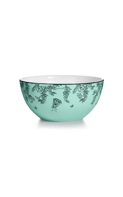 Tiffany & Co Toile Bone China Cereal Bowl In Blue