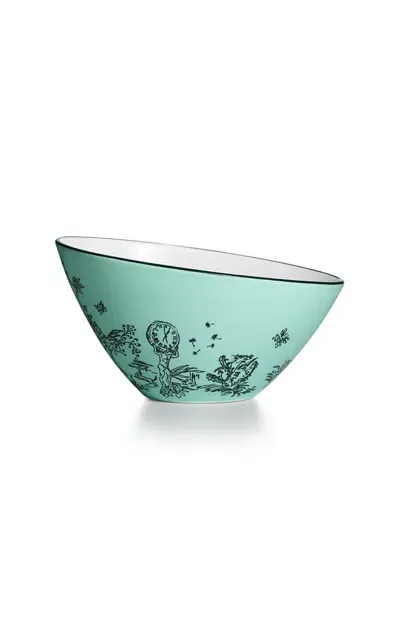 Tiffany & Co Toile Bone China Jam Bowl In Blue