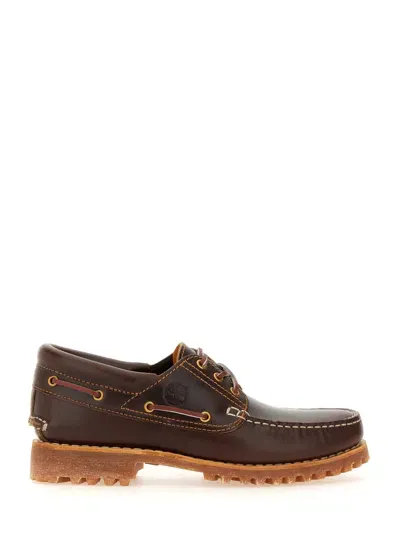 Timberland Authentic Boat Moccasin In Brown