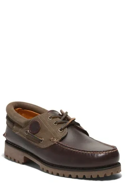 Timberland Authentic Boat Shoe In Brown