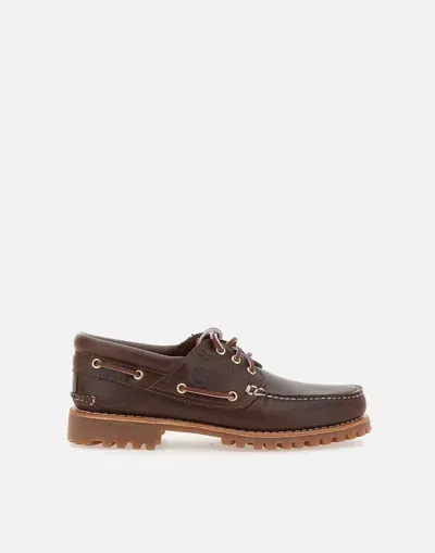 Timberland Flat Shoes In Brown