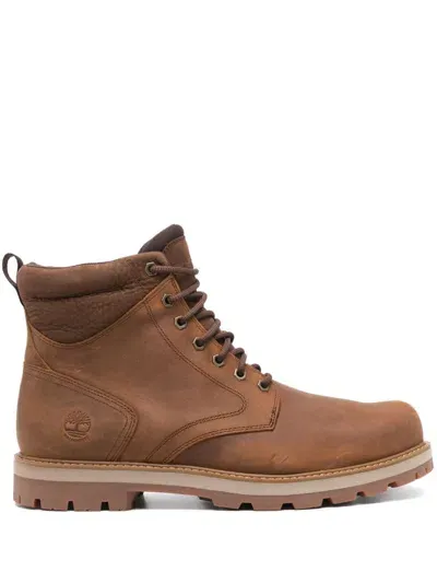 Timberland Leather Boots In Brown