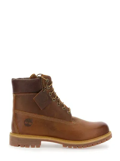 Timberland Premium 6 Inch Lace Up Waterproof Boot Brown