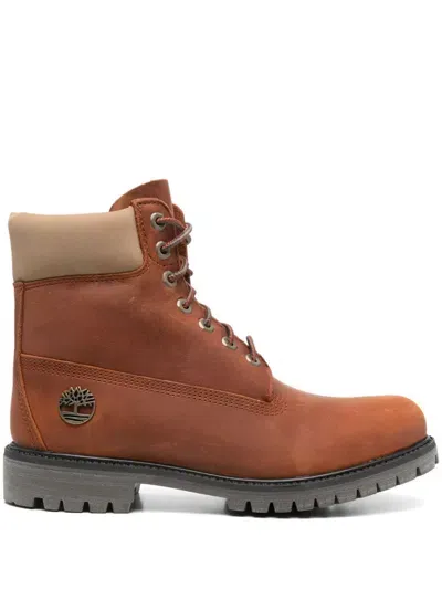 Timberland Premium Lace-up Boots In Brown