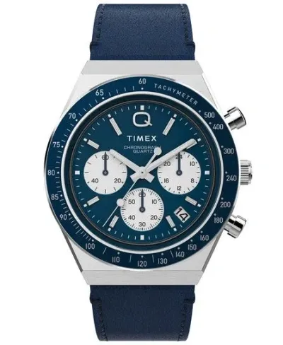 Timex Mod. Q Diver Chrono In Blue