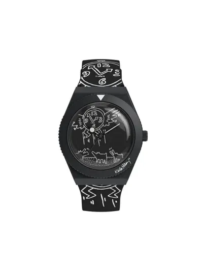 Timex X Keith Haring Q 38mm In Black