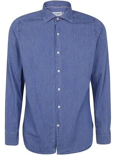 Tintoria Mattei Denim Shirt Clothing In Blue