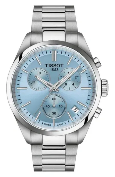 Tissot Pr100 Chronograph Bracelet Watch, 40mm In Metallic